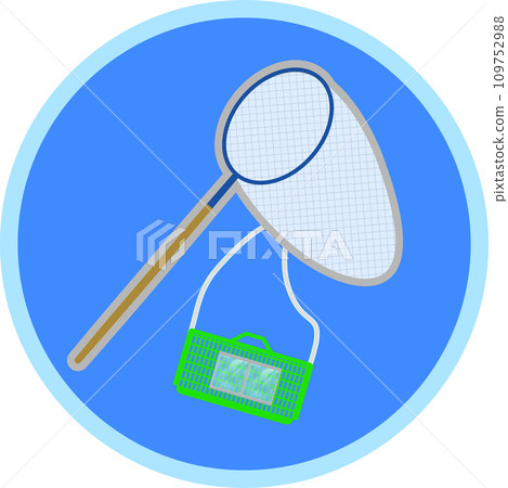 Insect net and insect cage icon Insect net and insect cage icon 109752988
