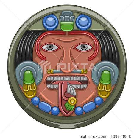 Solar calendar of the ancient Aztec civilization 109753968