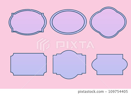 Purple frame Purple frame 109754405