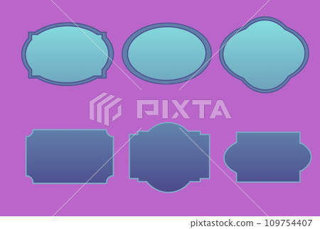 blue frame 109754407