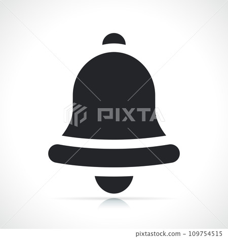 bell or alarm icon isolated 109754515