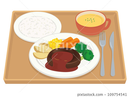 西餐_漢堡套餐 漢堡午餐 109754541