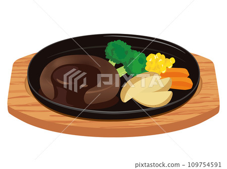 Western food_hamburger demiglace sauce 109754591