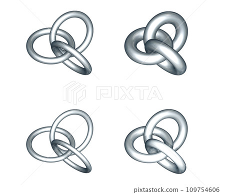 3DCG“三環”插圖素材 [109754606] PIXTA圖庫