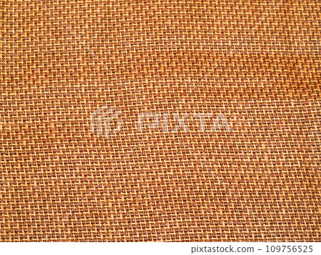 texture of woven mat, brown pattern 109756525