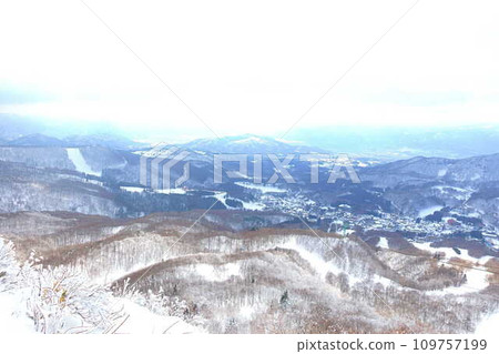 Panoramic view of Zao Onsen Ski Resort Zao Ropeway Zao Central Ropeway Zao Sky Cable Panoramic view of Zao Onsen Ski Resort Zao Ropeway Zao Central Ropeway Zao Sky Cable 109757199