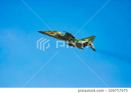 Air Self-Defense Force fighter aircraft F-1 on display Air Self-Defense Force fighter aircraft F-1 on display 109757975