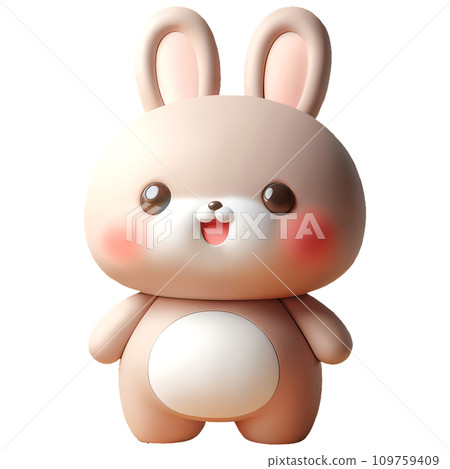 Young cute rabbit. Baby rabbit. Smiling nice animal. Young cute rabbit. Baby rabbit. Smiling nice animal. 109759409