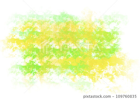 Illustration of mixed stains of green and yellow paint in sponge technique. Illustration of mixed stains of green and yellow paint in sponge technique. 109760835