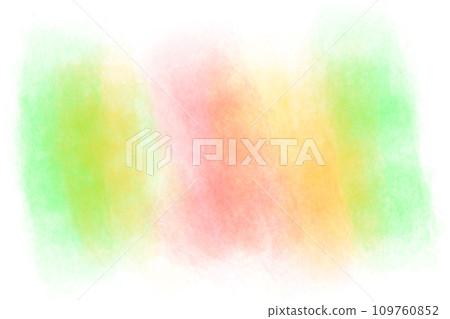 Soft light brush strokes with red, green and yellow paint. Soft light brush strokes with red, green and yellow paint. 109760852