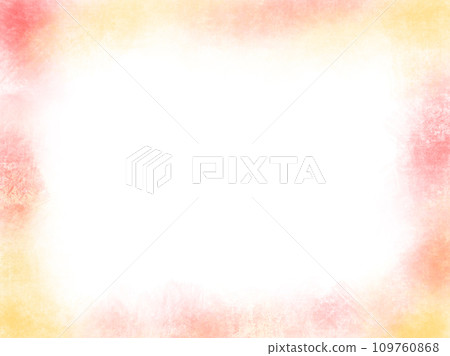 A frame illustration in the style of watercolor on white background. A frame illustration in the style of watercolor on white background. 109760868