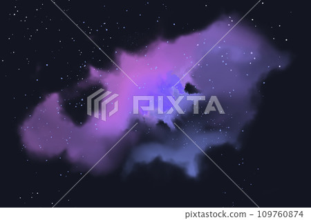 An abstract cartoon cosmic background. 109760874