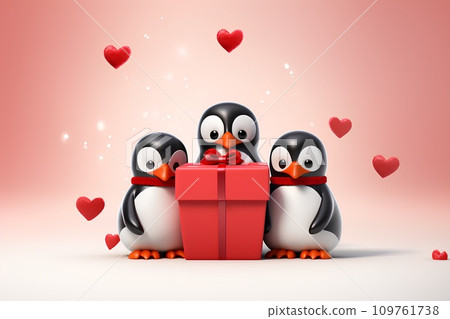企鵝和禮物 企鵝和禮物 109761738