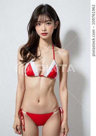 [Female model] Woman in a swimsuit 17: AI-generated image 109761962