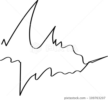 Manga-style dynamic illustration parts 109763207