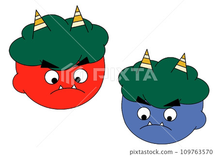 Blue demon and red ony Blue demon and red ony 109763570