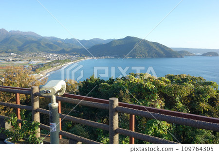 Chijiki Beach in Unzen, Nagasaki Prefecture (at Chijiki Observation Deck) Chijiki Beach in Unzen, Nagasaki Prefecture (at Chijiki Observation Deck) 109764305