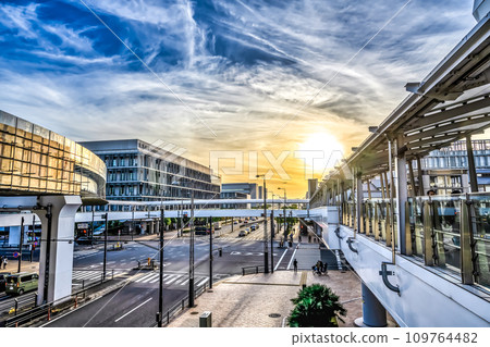 Urban landscape of Koto Ward, Tokyo, Ichiba Station 109764482