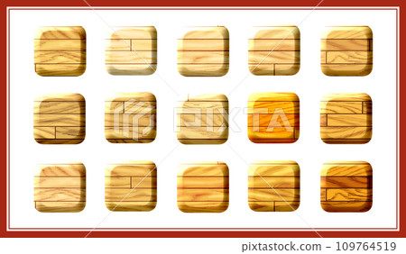 button set 26 - Stock Illustration [109764519] - PIXTA