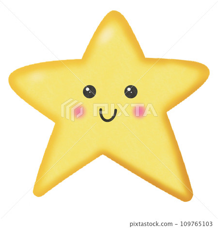 yellow star on white background 109765103