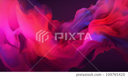Red abstract background flowing like fire and water No.014 AI generated image 109765420