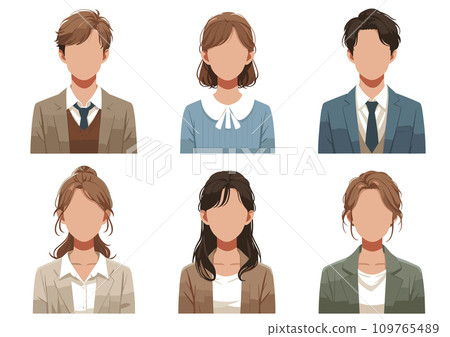 businessman silhouette set businessman silhouette set 109765489