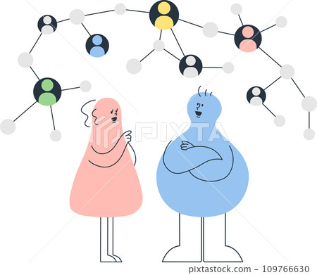 人們在線上聯繫 109766630