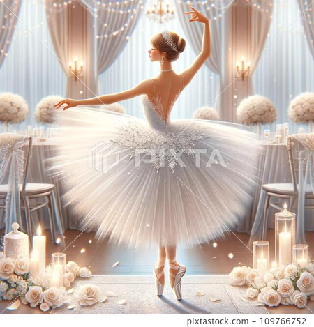 可以在婚禮上使用的芭蕾舞者。 可以在婚禮上使用的芭蕾舞者。 109766752