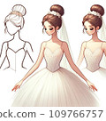 芭蕾舞者的時尚插畫 109766757