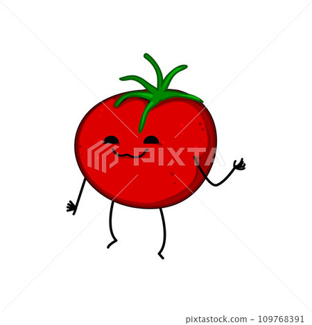 face fruit vegetable character cartoon vector illustration face fruit vegetable character cartoon vector illustration 109768391