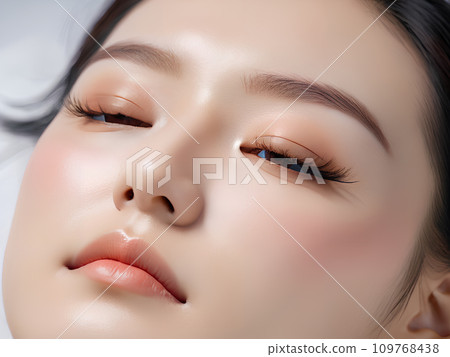 女人臉部特寫 美容圖像 AI 生成圖像 109768438