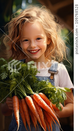 Happy childhood in the village Happy childhood in the village 109768528