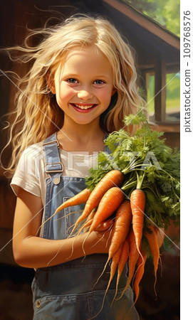 Happy childhood in the village Happy childhood in the village 109768576