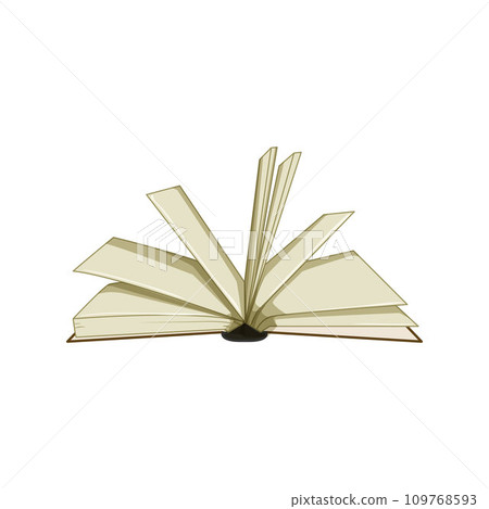 text book open cartoon vector illustration text book open cartoon vector illustration 109768593