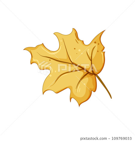 canadian maple leaf cartoon vector illustration 109769033