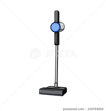 hand manual vacuum cleaner cartoon vector illustration 109769060