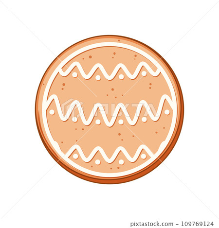 festive gingerbread cartoon vector illustration festive gingerbread cartoon vector illustration 109769124