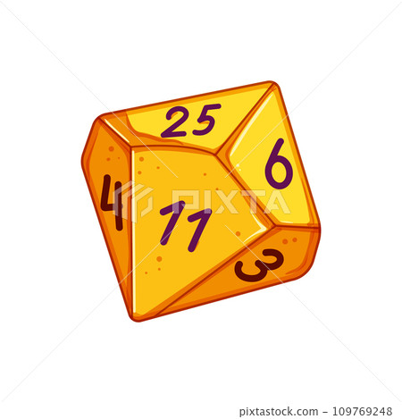 backgammon dice cartoon vector illustration 109769248