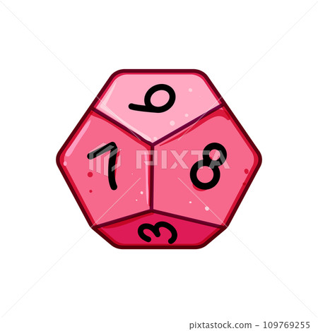 casino dice cartoon vector illustration 109769255