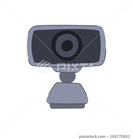photo web camera cartoon vector illustration 109770881