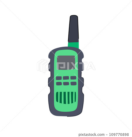 mobility walkie talkie cartoon vector illustration 109770898