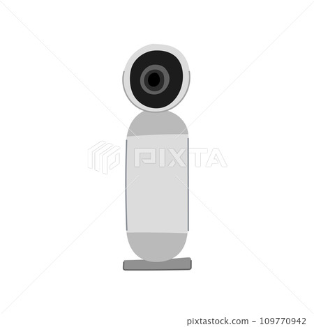 work table camera cartoon vector illustration 109770942