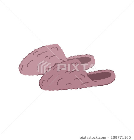 male man slippers cartoon vector illustration 109771160