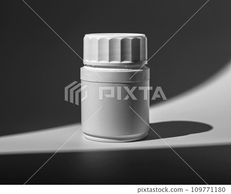 Jar mock up, bottle for drugs, medicines, supplements 109771180