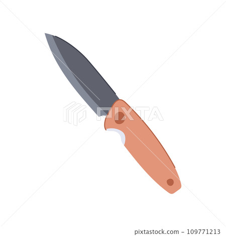 survival knife camping cartoon vector illustration 109771213