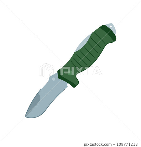 travel knife camping cartoon vector illustration 109771218
