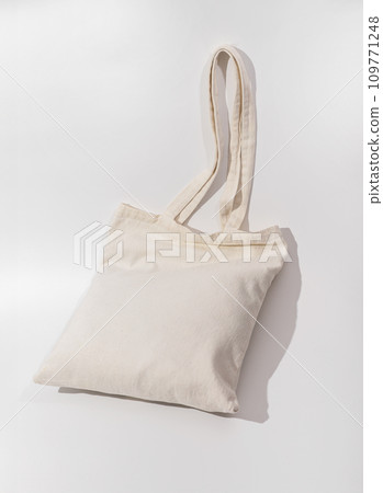 Tote bag mockup. Natural textile shopper Tote bag mockup. Natural textile shopper 109771248