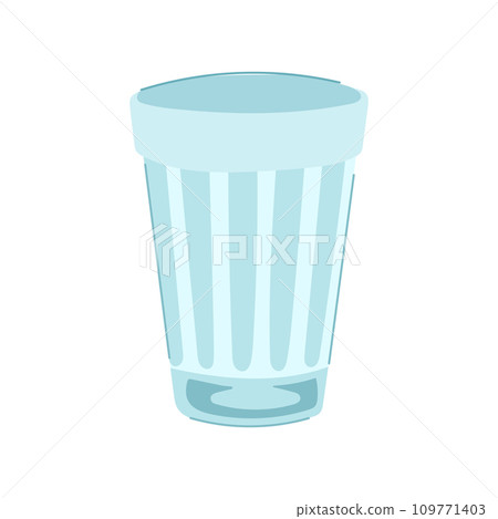 hot glass cup cartoon vector illustration 109771403