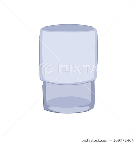 clear glass cup cartoon vector illustration 109771404