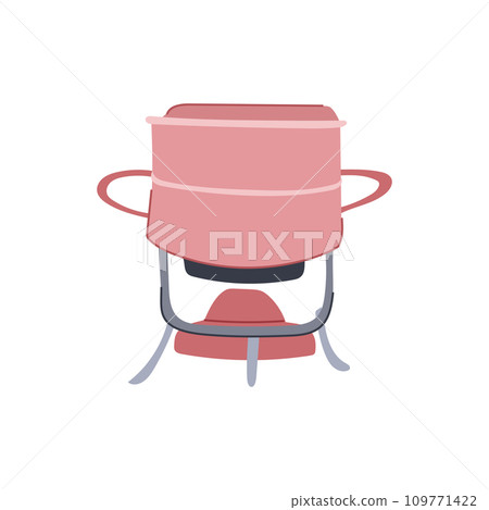 dinner fondue cartoon vector illustration 109771422